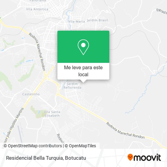 Residencial Bella Turquia mapa