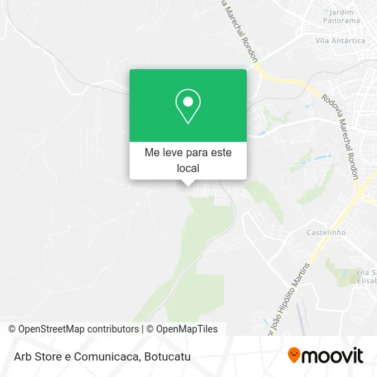 Arb Store e Comunicaca mapa