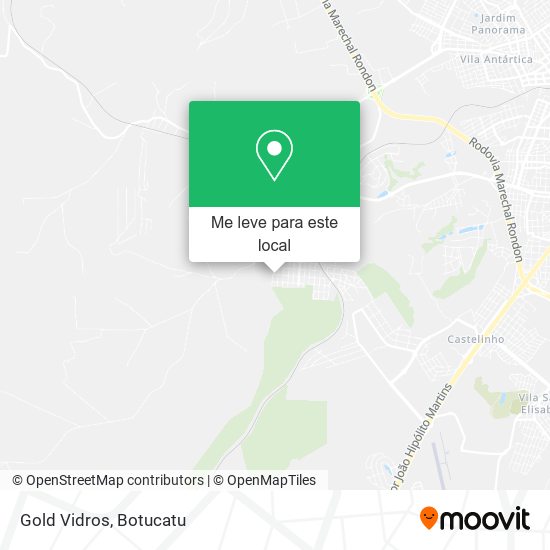 Gold Vidros mapa