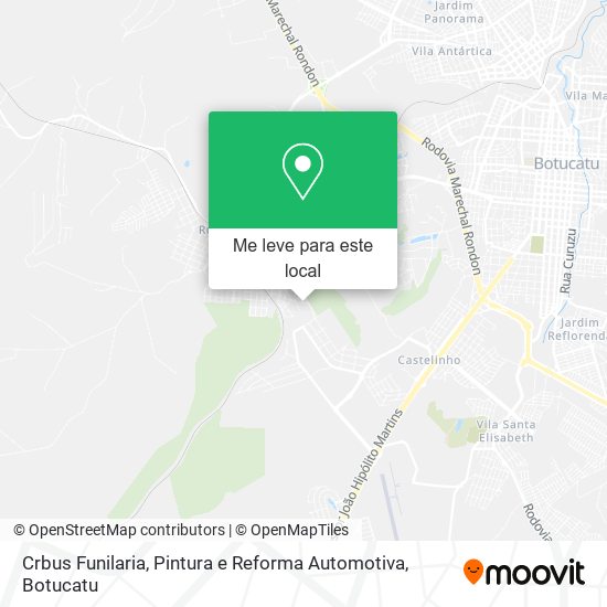 Crbus Funilaria, Pintura e Reforma Automotiva mapa