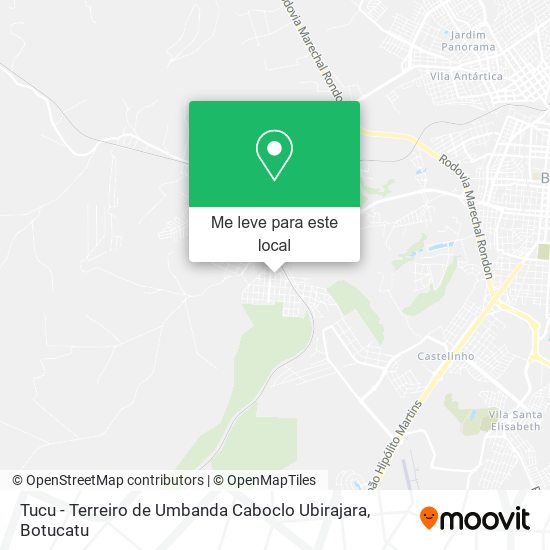Tucu - Terreiro de Umbanda Caboclo Ubirajara mapa