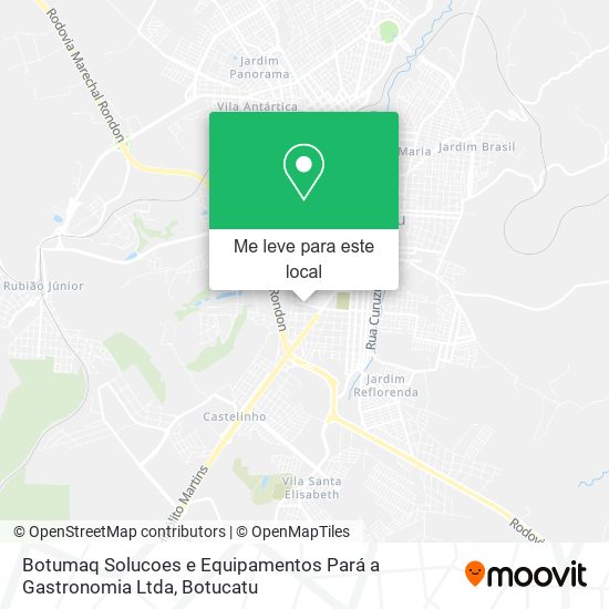 Botumaq Solucoes e Equipamentos Pará a Gastronomia Ltda mapa