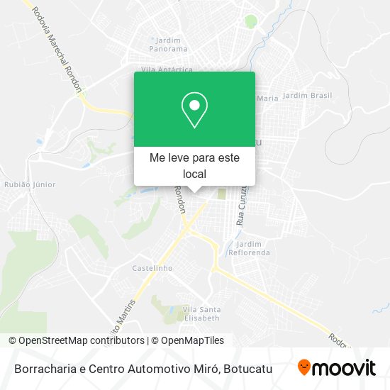 Borracharia e Centro Automotivo Miró mapa