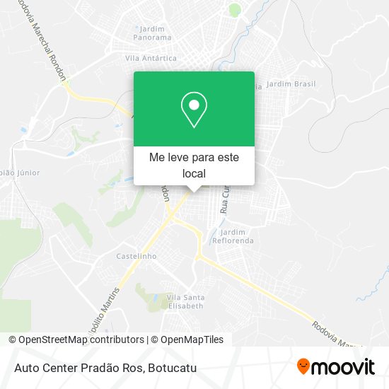 Auto Center Pradão Ros mapa