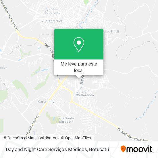 Day and Night Care Serviços Médicos mapa