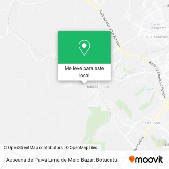 Auseana de Paiva Lima de Melo Bazar mapa