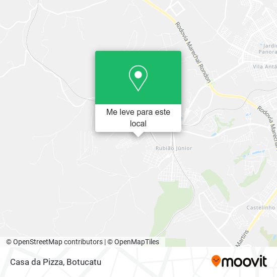 Casa da Pizza mapa