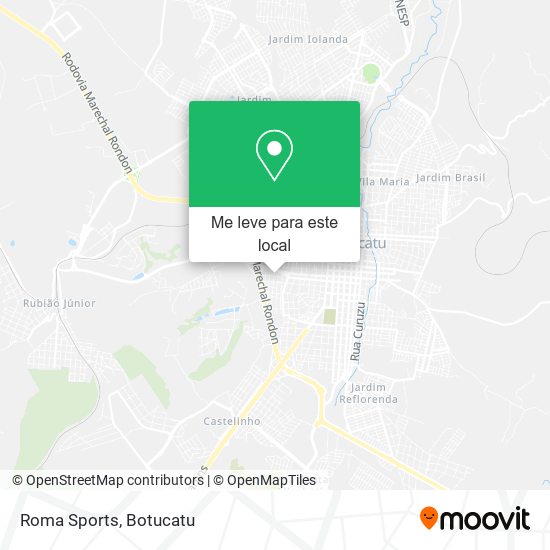 Roma Sports mapa