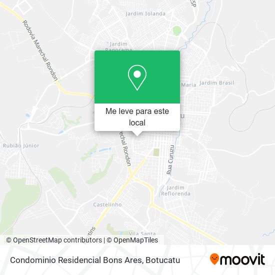 Condominio Residencial Bons Ares mapa