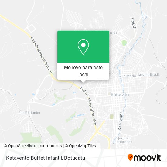 Katavento Buffet Infantil mapa