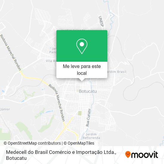 Medecell do Brasil Comércio e Importação Ltda. mapa