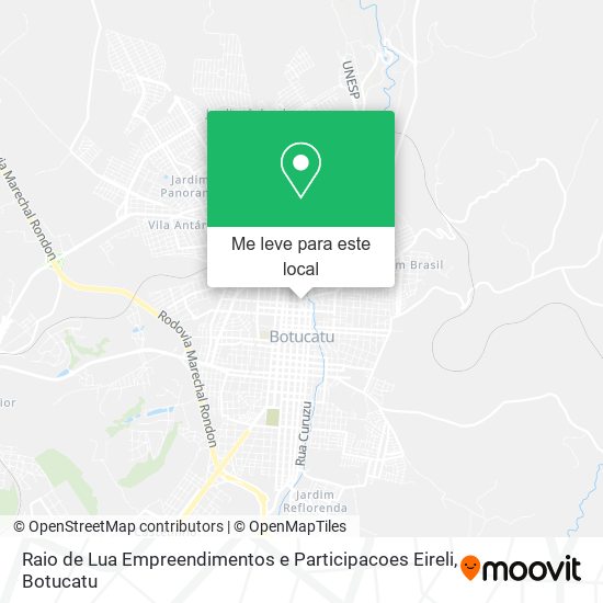 Raio de Lua Empreendimentos e Participacoes Eireli mapa