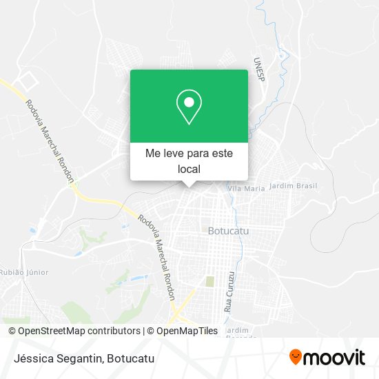 Jéssica Segantin mapa