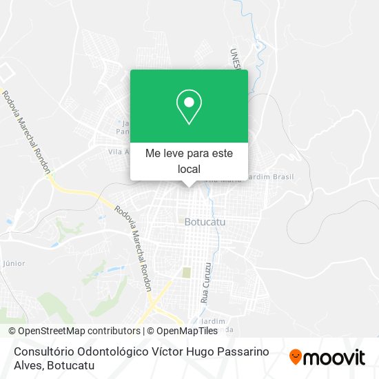 Consultório Odontológico Víctor Hugo Passarino Alves mapa