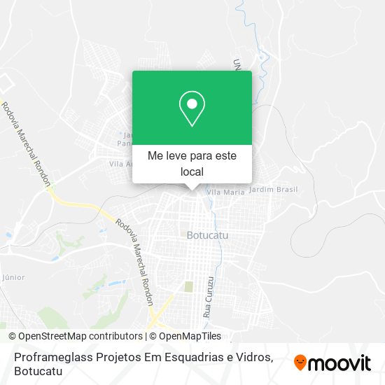 Proframeglass Projetos Em Esquadrias e Vidros mapa