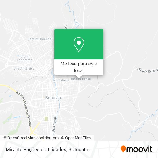 Mirante Rações e Utilidades mapa