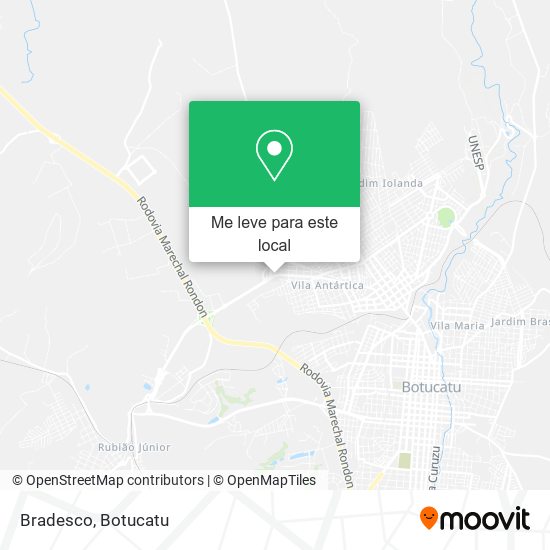 Bradesco mapa