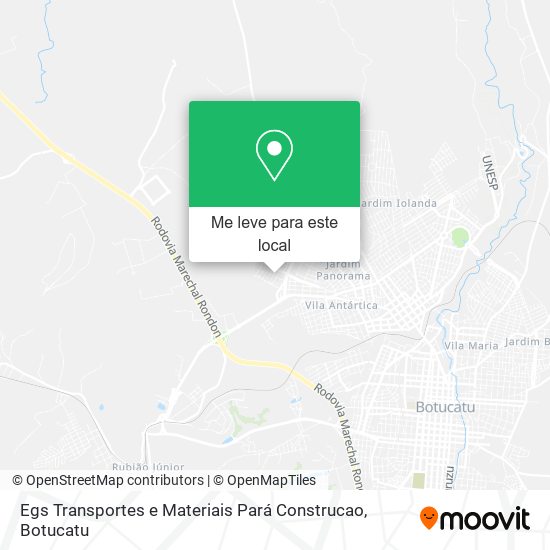 Egs Transportes e Materiais Pará Construcao mapa