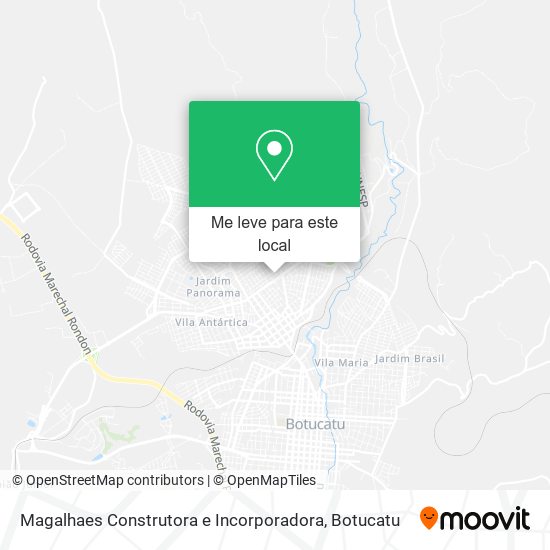 Magalhaes Construtora e Incorporadora mapa