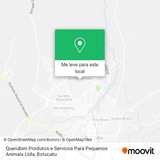 Querubim Produtos e Servicos Pará Pequenos Animais Ltda mapa