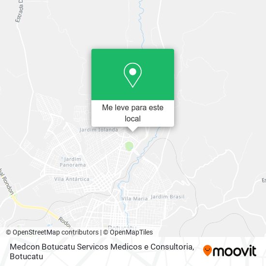 Medcon Botucatu Servicos Medicos e Consultoria mapa