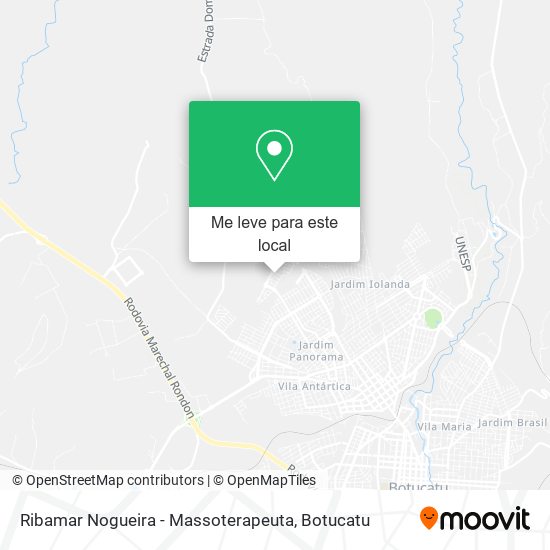 Ribamar Nogueira - Massoterapeuta mapa