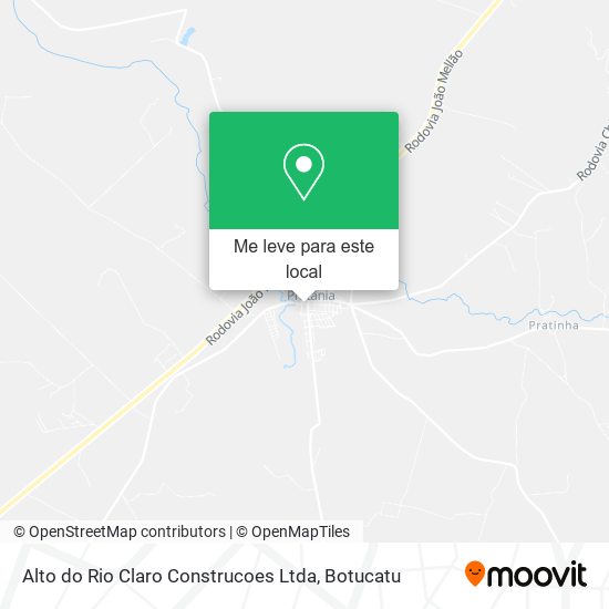 Alto do Rio Claro Construcoes Ltda mapa