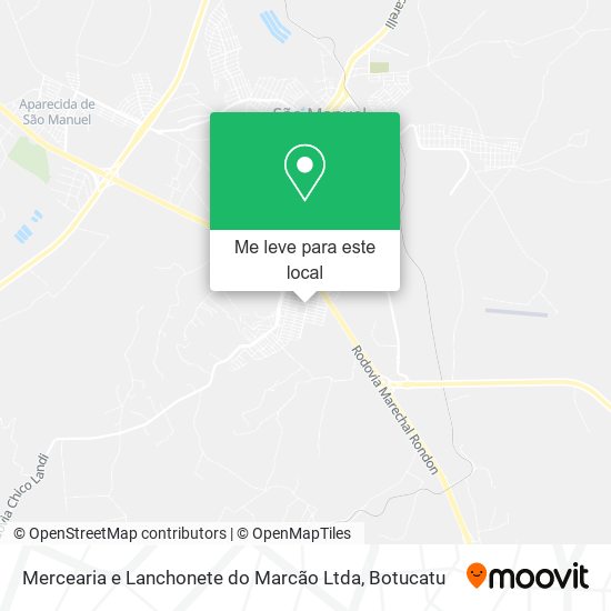 Mercearia e Lanchonete do Marcão Ltda mapa