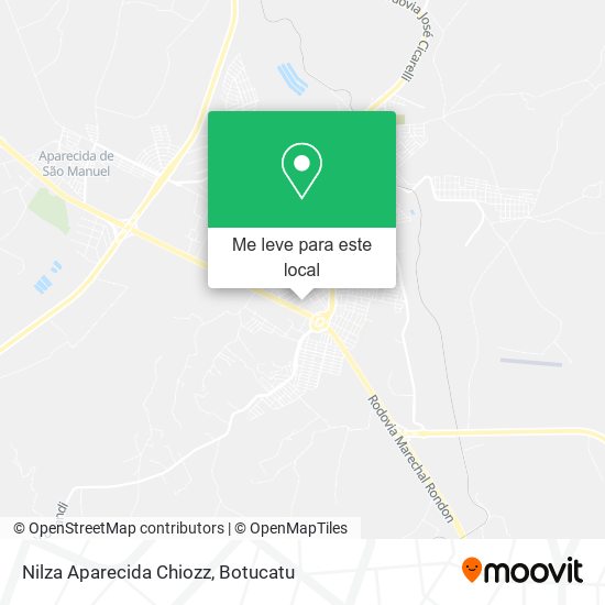 Nilza Aparecida Chiozz mapa