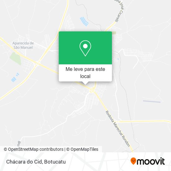 Chácara do Cid mapa