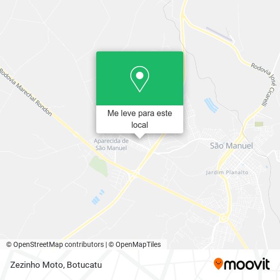 Zezinho Moto mapa