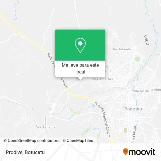 Prodive mapa
