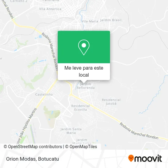 Orion Modas mapa