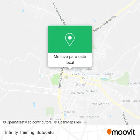 Infinity Training mapa