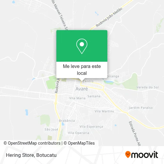 Hering Store mapa