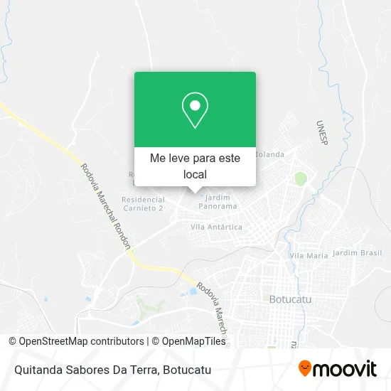 Quitanda Sabores Da Terra mapa