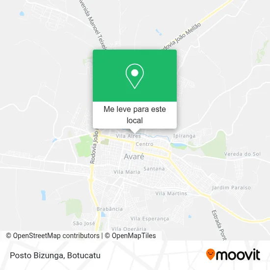 Posto Bizunga mapa