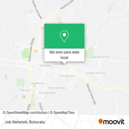Job Network mapa