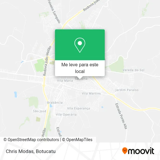 Chris Modas mapa