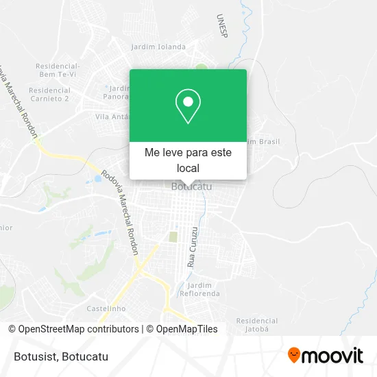 Botusist mapa