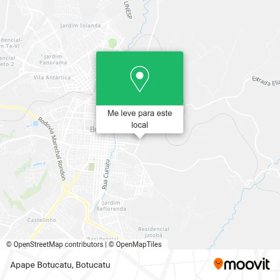 Apape Botucatu mapa