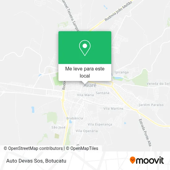 Auto Devas Sos mapa