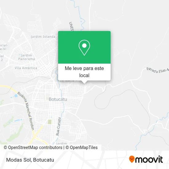 Modas Sol mapa
