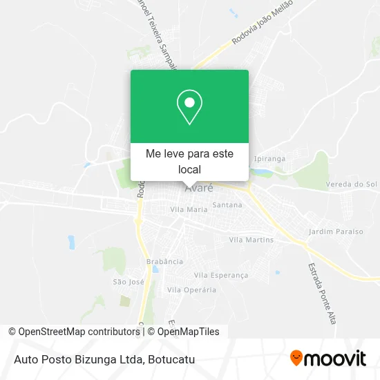 Auto Posto Bizunga Ltda mapa