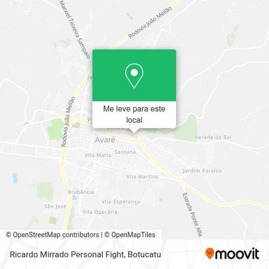 Ricardo Mirrado Personal Fight mapa