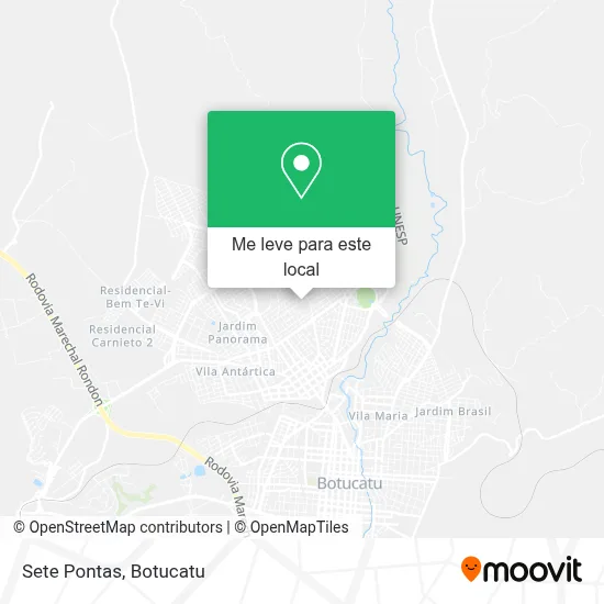 Sete Pontas mapa