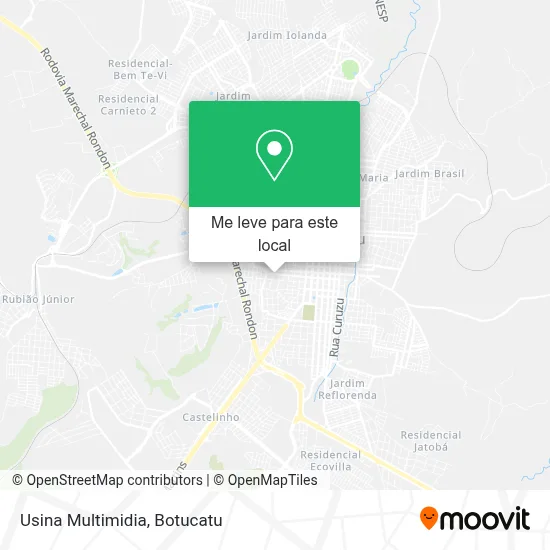 Usina Multimidia mapa