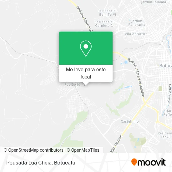 Pousada Lua Cheia mapa
