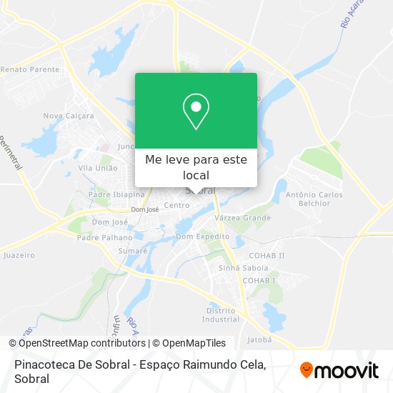 Pinacoteca De Sobral - Espaço Raimundo Cela mapa