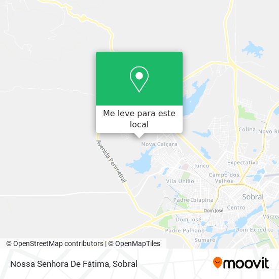 Nossa Senhora De Fátima mapa